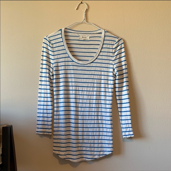 Madewell Striped Baseball Tee - Picture 4 of 4